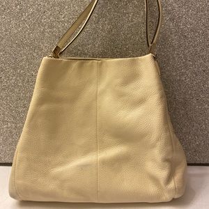 Coach Pebbled Leather Shoulder Handbag